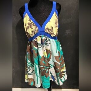 Metro 7 Tropical Print Tank Top